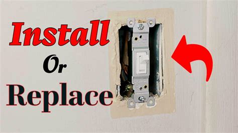 How To Replace Light Switch Install Easy Simple Youtube