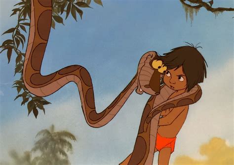 Poor shanti is held completely still by kaa's strong grip, but her eyes are still very kaa and giselle from enchanted by mikabesfamilnaya on deviantart. Animation Collection: Original Production Cel of Mowgli ...