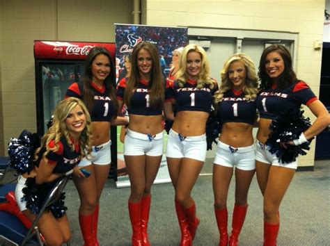 nfl houston texans cheerleaders group photo htc cas santa claus outfit texans cheerleaders