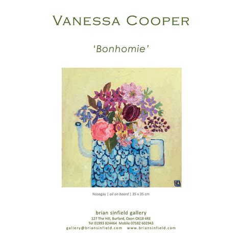 Vanessa Cooper Brian Sinfield Art Gallery