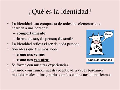 Ppt La Identidad Powerpoint Presentation Free Download Id7100796