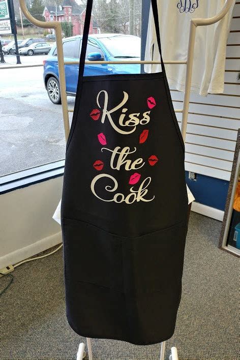 Kiss The Cook Apron Valentines Day Kiss Cook Apron
