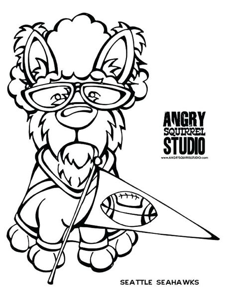 Seattle Seahawk Logo Coloring Pages