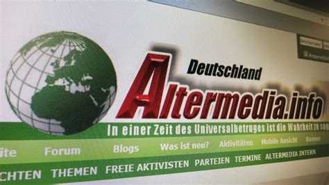 Internetportal Altermedia De Maizière Stoppt Rechte Hetzer