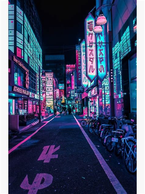 Tokyo A Neon Wonderland Poster By Himanshishah Cyberpunk City Neon