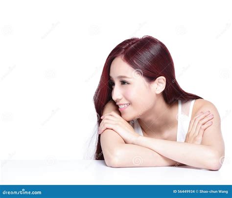 Charming Woman Smile Face Stock Photo Image Of People 56449934