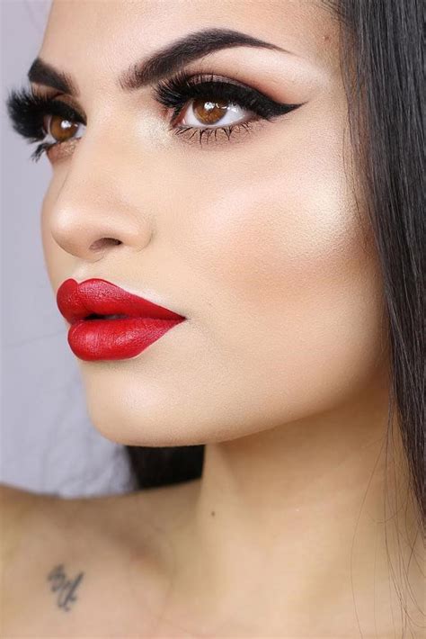 Pin By Rahul Raj On Lip Colors Red Lipstick Looks Red Lips Makeup