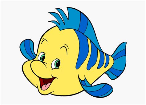 Flounder Little Mermaid Clipart Hd Png Download Transparent Png