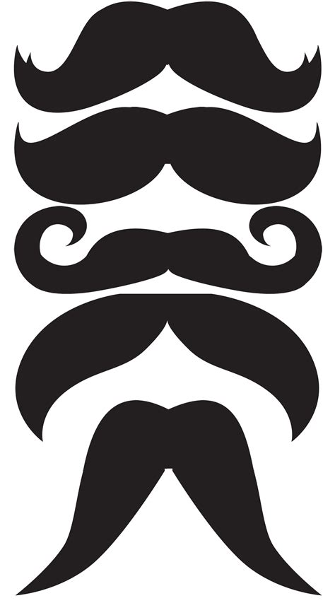 Clip Art Mustache Clipart Best