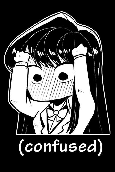 Confused Chibi Komi San Meme T Shirt Anime Expressions Komi San