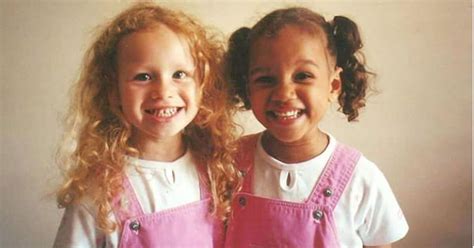 when twins look nothing alike meet lucy and maria the black and white sisters biracial twins