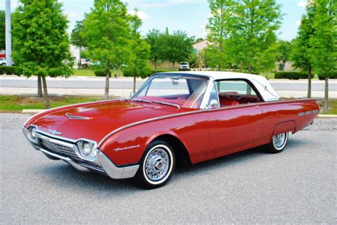 1962 Ford Thunderbird Car Runs And Drives Great New Paint Finish Leather
