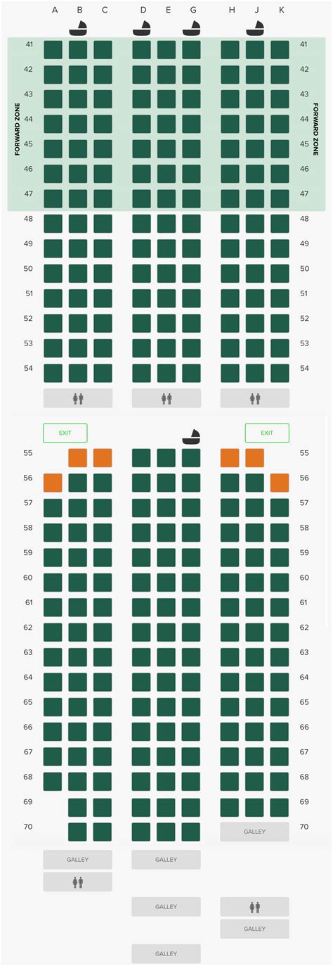 Airbus A350 Singapore Airlines Seat Map