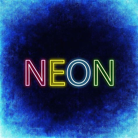 Neon Letters Font