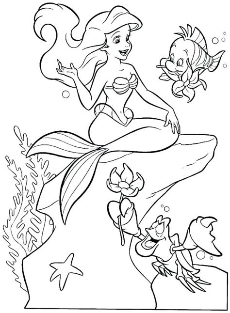 Download and print these ariel the mermaid coloring pages for free. Ariel The Little Mermaid Coloring Pages at GetColorings ...