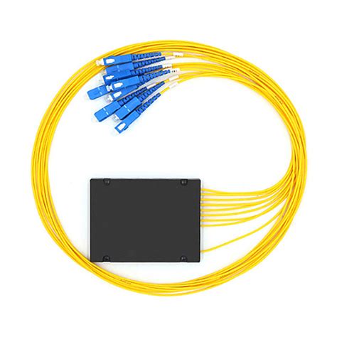 X Plc Splitter With Abs Module Input Output Mm With Sc Upc Fiber Connectors China Plc