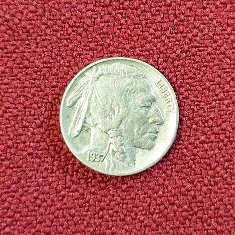 5 Cents Buffalo Nickel 1937 Exempelbild 1937 Usa 5 Cents