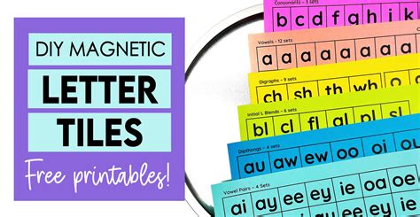 How To Make Magnetic Letter Tiles And Easily Store Them Around The