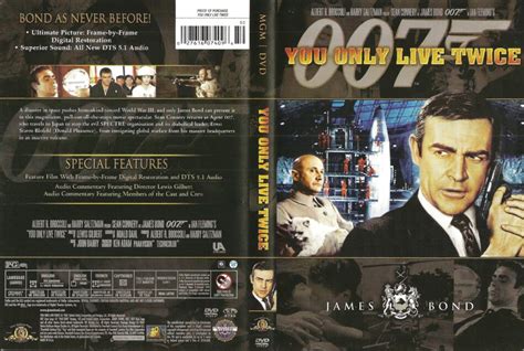 You Only Live Twice 1967 Ws R1 Movie Dvd Cd Label Dvd Cover