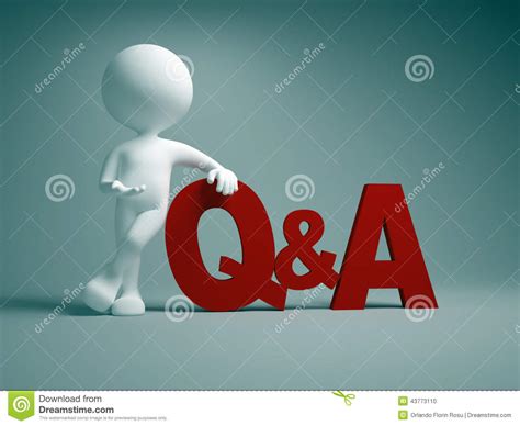 Qanda Questions And Answers Stock Illustration Illustration Of Symbol