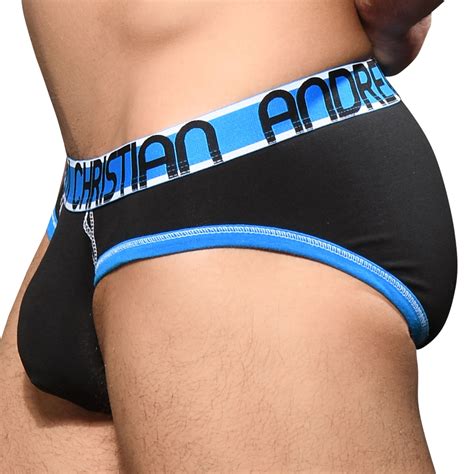 Andrew Christian Almost Naked Cotton Briefs Black Inderwear