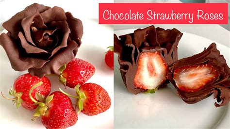 How To Make Chocolate Strawberry Roses How To Make Modeling Chocolate