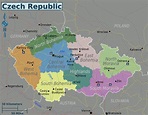 Map of Czech Republic (Regions) : Worldofmaps.net - online Maps and ...