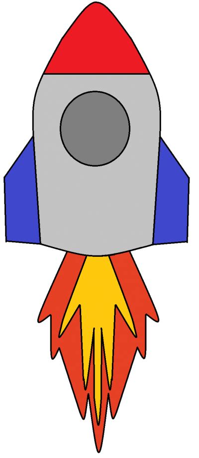 Rocketship Clipart Flame Rocketship Flame Transparent Free For