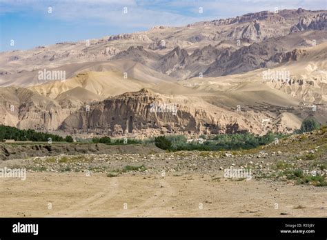 View Of Bamiyan Valley Afghanistan Stock Photo Alamy