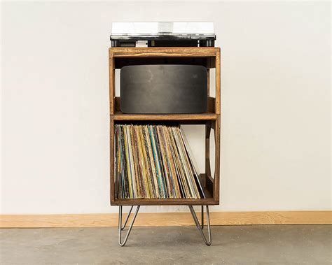The Halfstack Turntable Station Vinyl Record Storage Etsy
