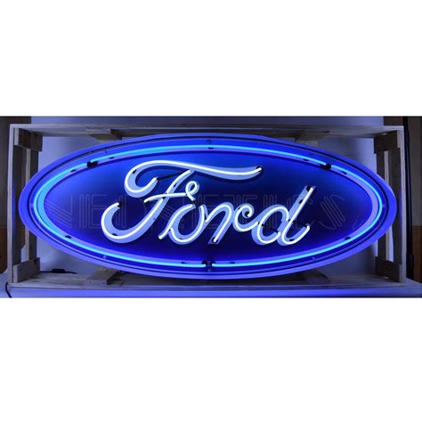 Neonetics Giant 5 Foot Ford Oval Lighted Neon Sign 9fordc