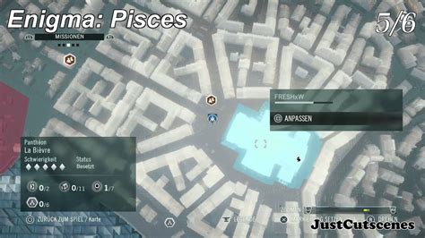 Assassins Creed Unity Nostradamus Enigma Pisces Solution Locations