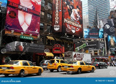 Broadway Avenue In New York City Editorial Photography Image 7402197