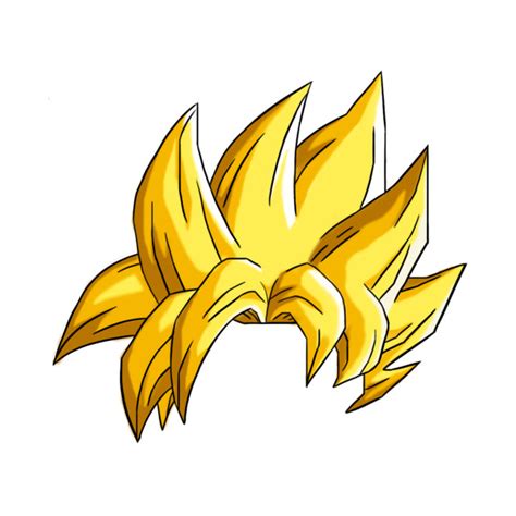 Goku Super Saiyan Hair Dragon Ball Z Crewneck Sweatshirt Teepublic