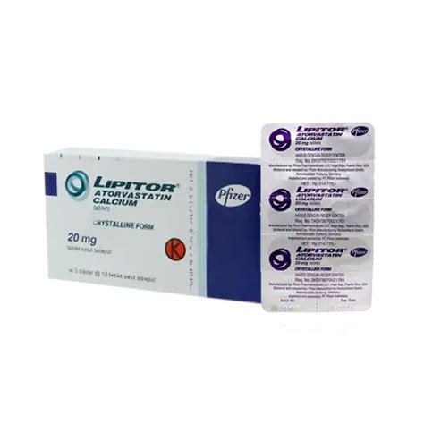 Lipitor 20 Mg 10 Tablet Kegunaan Efek Samping Dosis Dan Aturan