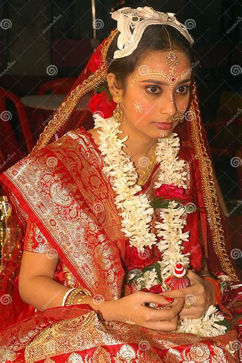 Bengali Wedding Rituals In India Editorial Stock Image Image Of Cloth