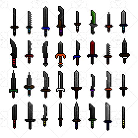 Minecraft Stone Sword Pixel Art