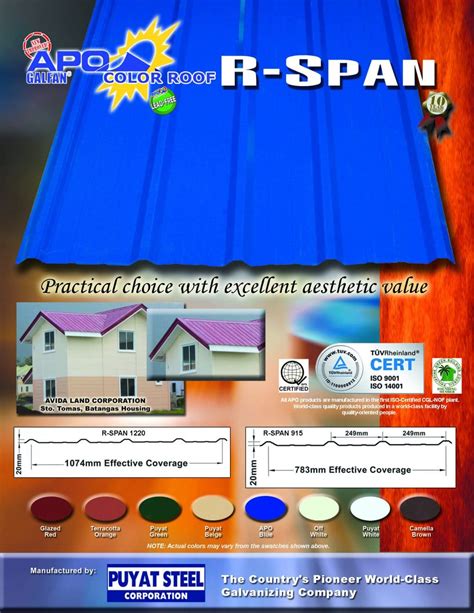 Longspan Steel Roofing Puyat Steel Corporation