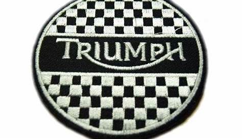 triumph patches motorcycle