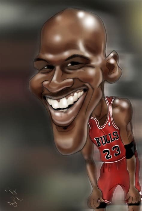 Cartoon Faces Michael Jordan Art Funny Caricatures