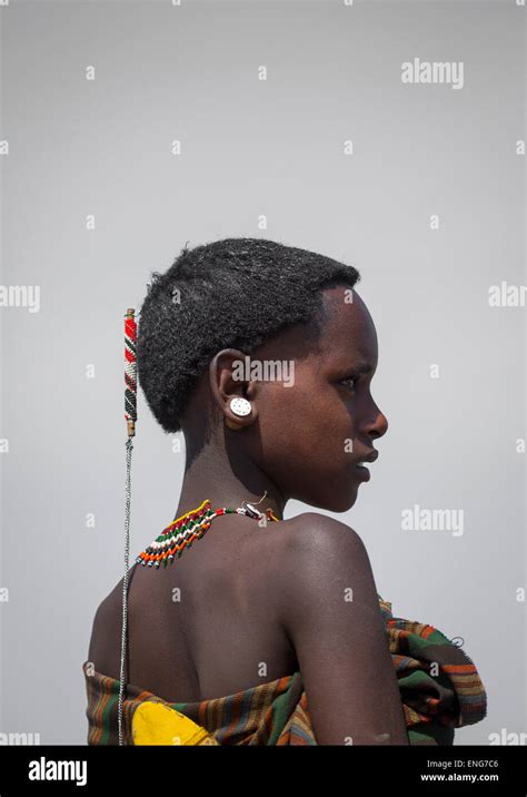 Rendille Tribe Boy Turkana Lake Loiyangalani Kenya Stock Photo Alamy