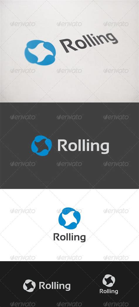 Rolling Symbol Logo Symbol Logo Lettering