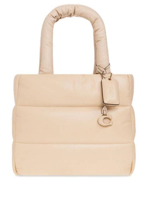 Coach Pillow Quilted Shopper Bag In Natural Lyst