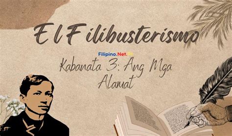 El Filibusterismo Kabanata Ang Mga Alamat Buod Aral At Tauhan Filipino Net Ph