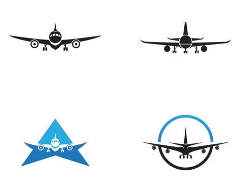 Avion avion étiquette du logo de la compagnie aérienne Voyage
