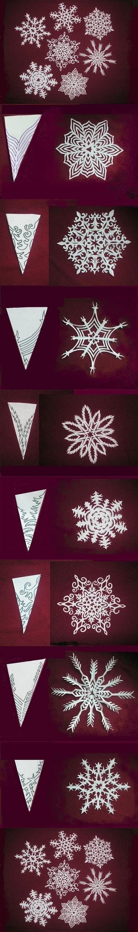 Diy And Crafts Wonderful Diy Paper Snowflakes With Pattern Skillofkingcom