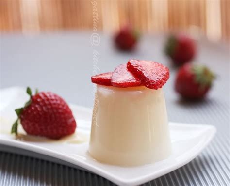 To lighten things up a bit this recipe uses a mixture of eggs and egg whites, almond milk and maple syrup for sweetness. Vegetarian Almond Milk Pudding (uses agar-agar instead of ...