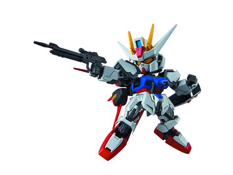 Previewsworld Gundam Sd Ex Standard Aile Strike Gundam Mini Fig Net C