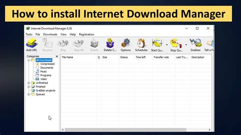 (free download, about 10 mb). How to install Internet Download Manager 6.36 on Windows 10 - YouTube