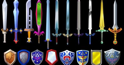 Zelda Swords And Shields 2 By ~doctor G On Deviantart Video Games